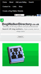 Mobile Screenshot of dogwalkerdirectory.co.uk